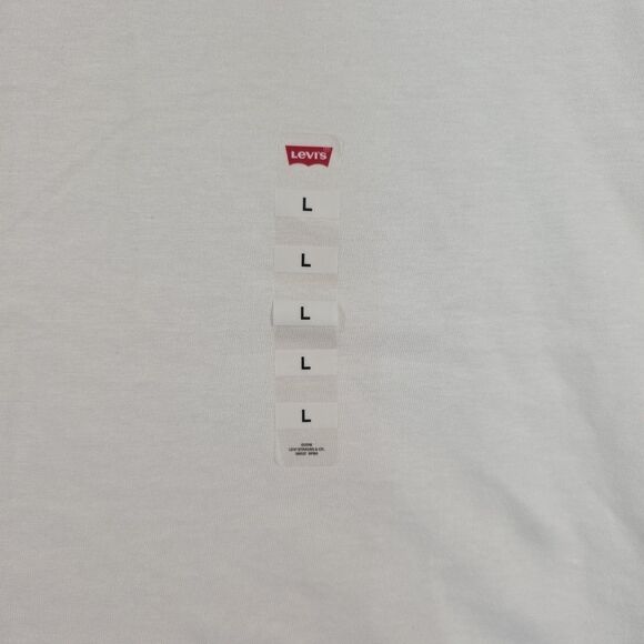 Levi's Perfect Tee Standard Fit T-Shirt Women's Size L Floral Spellout Target - Picture 7 of 10